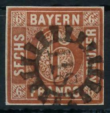 BAYERN Mühlradstempel AUF Nr 4II gMR 118 ZENTR- X6D3D82