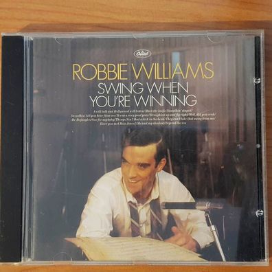 ROBBIE Williams sing when you're winning VG+/EX (CD Album, Pop, Capitol)