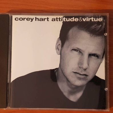COREY HART attitude & virtue Germany EX/EX (CD Album, Pop, Sire)