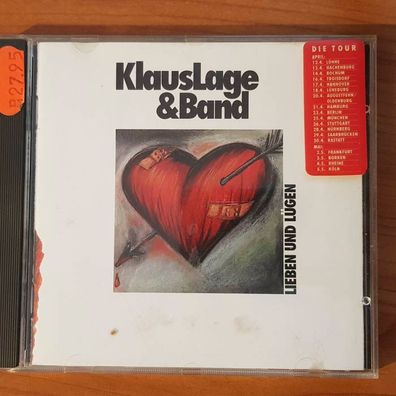 KLAUS LAGE & BAND lieben und lügen EX/VG+ (CD Album, Pop, Electrola)