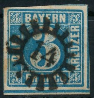 BAYERN Mühlradstempel AUF Nr 2II gMR 14 ZENTR- X6DDF06