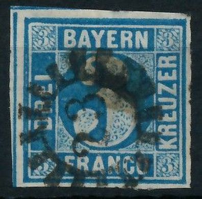 BAYERN Mühlradstempel AUF Nr 2II gMR 23 ZENTR- X6DDF2E