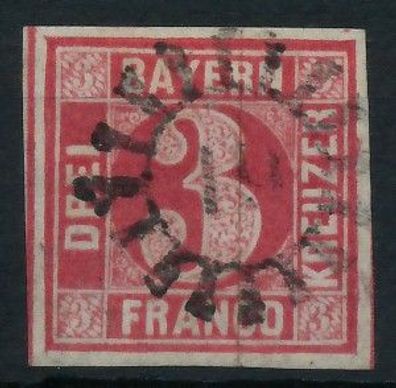BAYERN Mühlradstempel AUF Nr 9II gMR 19 P2 ZEN X6DDFC2
