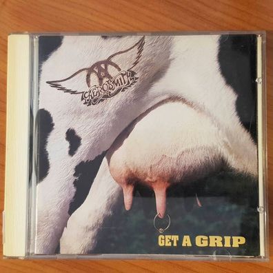 Aerosmith get a grip FRANCE VG+/VG+ (CD Album, Pop, Geffen)