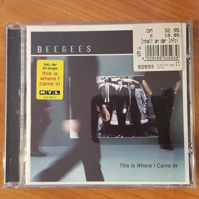 BEE GEES bee gees this is where i came in vg/vg+(cd) HDCD EUROPE VG/VG