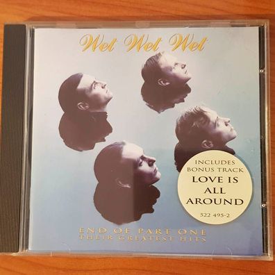 WET WET WET eind of part one FULL SILVER PMDC Germany EX/VG+ (CD Album, Pop)
