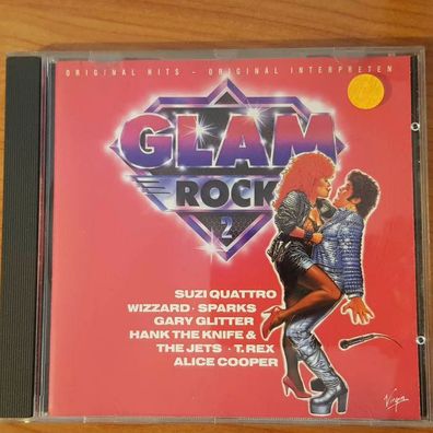 Various virgin glam rock volume ii VG+/VG+ (CD Album, Pop, Virgin)