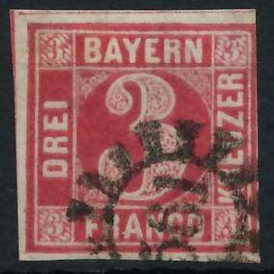 BAYERN Mühlradstempel AUF Nr 9 gMR 561 zentrisch gestempelt X6E7BC6