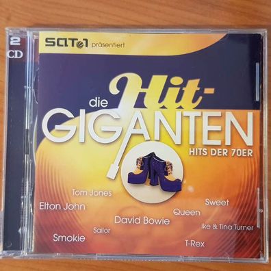 Various hit-giganten hits der 70er VG+/EX (2CD, Pop, Sony)