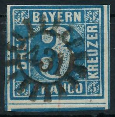 BAYERN Mühlradstempel AUF Nr 2II gMR 431 ZENTR- X6E7F46