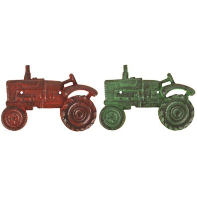 degawo Wand Flaschen Öffner Traktor Trecker Kapsel Heber Vintage Metall sortiert