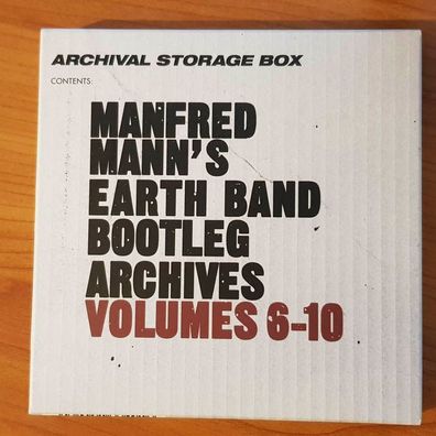 Manfred MANN'S EARTH BAND bootleg archives vol. 6-10 BOX SLIP NM (5CD, Pop)