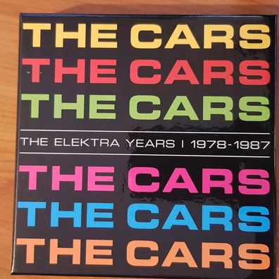 THE CARS the elektra years 1978-1987 BOX SLIP NM/EX (6CD, Pop, Elektra)