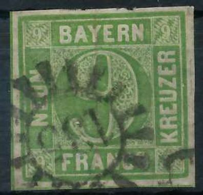 BAYERN Mühlradstempel AUF Nr 5III gMR 135 ZENTR X6FA8AE