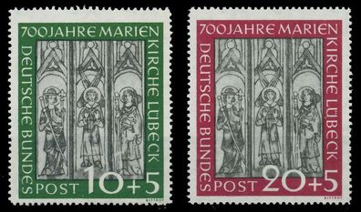 BRD BUND 1951 Nr 139-140 postfrisch X6FA932