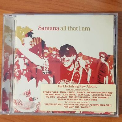 Santana all that i am VG/EX (CD Album, Pop, Arista)