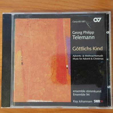 KAY Johannsen telemann - göttlichs kind EX/EX (CD Album, Klassik, Carus)