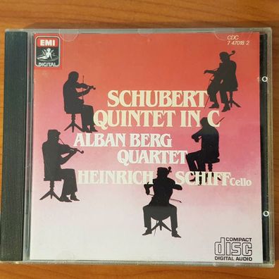 ALBAN BERG Quartett schubert quintet in c UK VG+/VG+ (CD Album, Klassik, EMI)