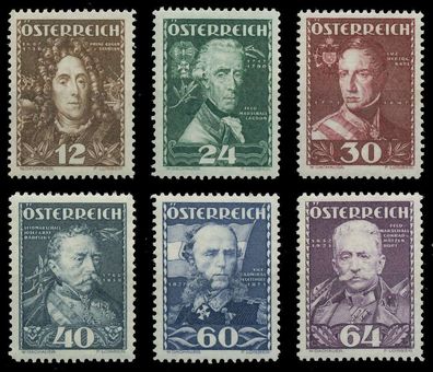 Österreich 1935 Nr 617-622 postfrisch ungebraucht X6FAEEA