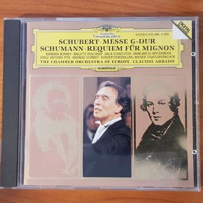 Claudio ABBADO schubert / schumann FULL SILVER Germany VG+/VG+ (CD Album)