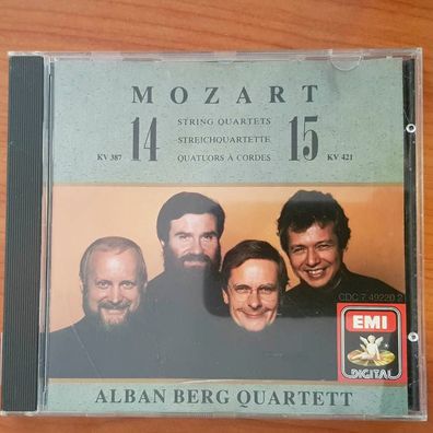 ALBAN BERG Quartett mozart string quartets 14 & 15 WGER VG+/VG+ (CD Album)