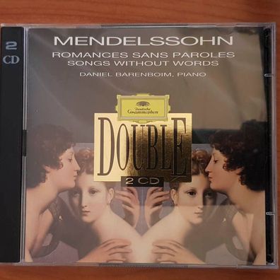 DANIEL Barenboim mendelssohn romances sans paroles EX/EX (2CD, Klassik, DG)