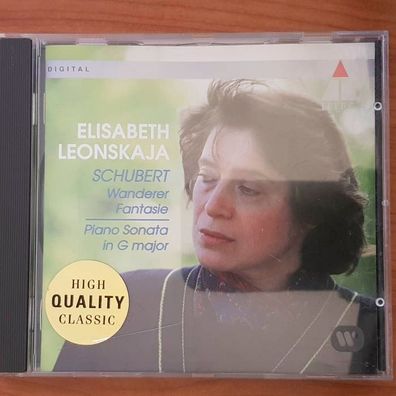 Elisabeth Leonskaja schubert wanderer fantasie EX/EX (CD Album, Klassik, Teldec)