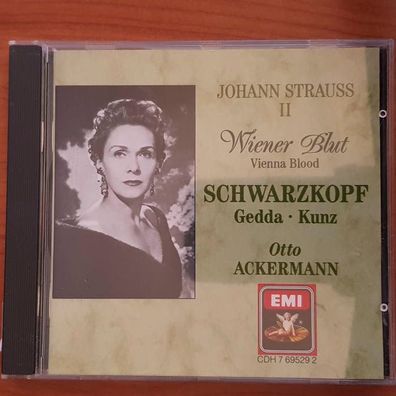 OTTO Ackermann strauss wiener blut VG+/VG+ (CD Album, Klassik, EMI)