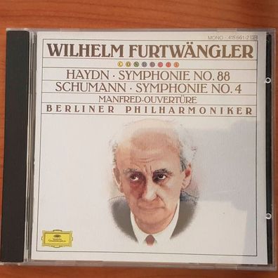 Wilhelm Furtwängler haynd 88 / schumann 4 FULL SILVER VG+/EX (CD Album, Klassik)