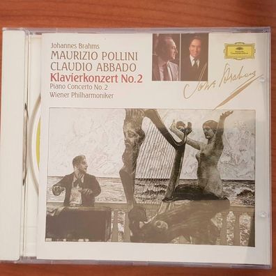 Maurizio Pollini brahms klavierkonzert 2 FULL SILVER VG+/VG+ (CD Album, Klassik)