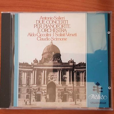 Claudio Scimone salieri due concerti per pianoforte EX/EX (CD Album, Klassik)