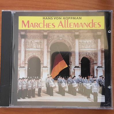 HANS VON Hoppmann marches allemandes EX/EX (CD Album, Märsche, Moggy)