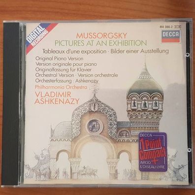 Vladimir Ashkenazy mussorgsky pictures at an exhebition FULL SILVER EX/VG