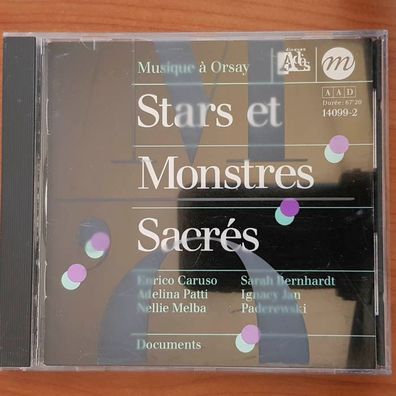 Various stars et monstres sacres VG+/VG+ (CD Album, Klassik, Disques Ades)