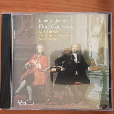 ROY Goodman johann quantz - flute concertos VG+/EX (CD Album, Klassik, Hyperion)
