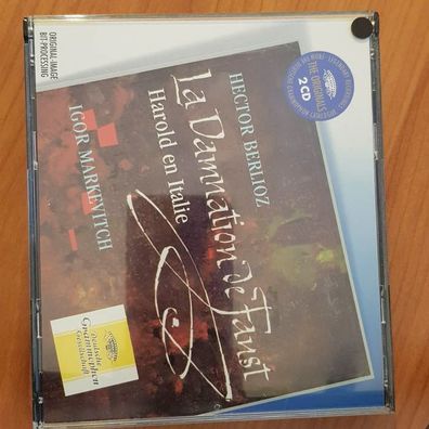 IGOR Markevitch berlioz la damnation de faust EX/VG+ (2CD, Klassik, DG)