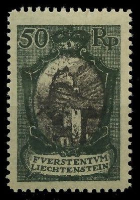 Liechtenstein 1921 Nr 58B postfrisch X13989E
