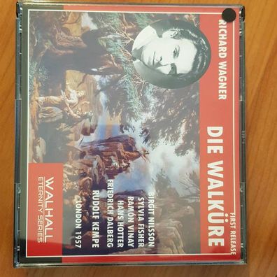RUDOLF KEMPE wagner die walküre VG+/EX (3CD, Klassik, Walhall)
