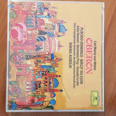RAFAEL Kubelik von weber - oberon FULL SILVER EX/EX (2CD, Klassik, DG)