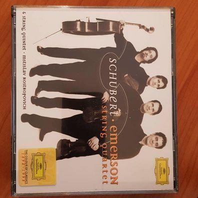 Emerson STRING Quartet schubert EX/VG+ (3CD, Klassik, DG)