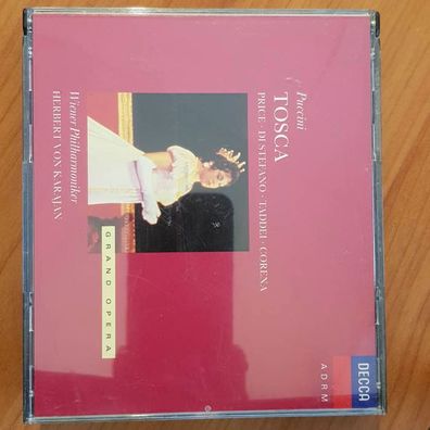 Herbert VON Karajan puccini tosca EX/EX (2CD, Klassik, Decca)