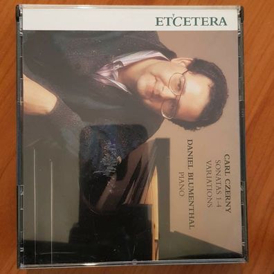 DANIEL Blumenthal carl czerny sonatas 1-4 EX/VG+ (2CD, Klassik, Etcetera)
