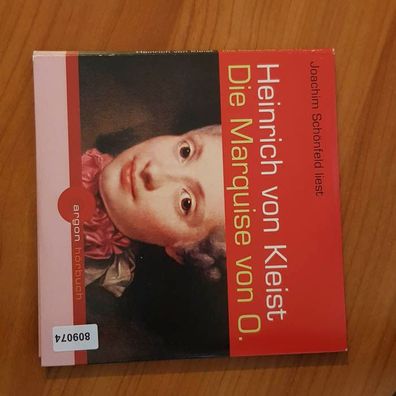 Heinrich VON KLEIST marquise von o GATE EX (2CD, Literatur, Argon Hörbuch)