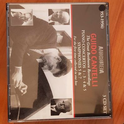 GUIDO Cantelli the great beethoven recordings EX/EX (3CD, Klassik, Andromeda)