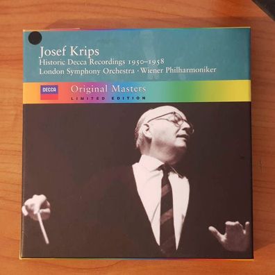JOSEF KRIPS historic decca recordings 1950-1958 BOX SLIP EX/EX (5CD, Klassik)