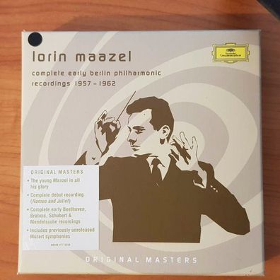 LORIN MAAZEL complete early berlin 1957-1962 SLIP EX/EX (8CD, Klassik, DG)
