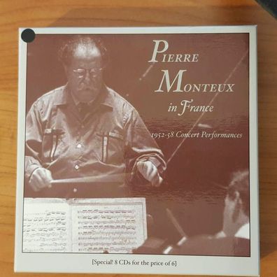 PIERRE Monteux in france 1952-58 SLIP EX/EX (8CD, Klassik, Music & Arts)