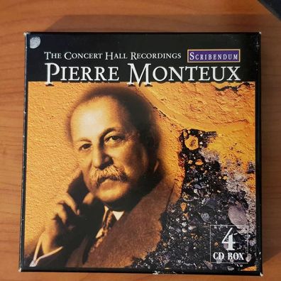PIERRE Monteux the concert hall recordings BOX SLIP EX/EX (4CD, Klassik)