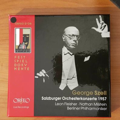 GEORGE SZELL salzburger orcheterkonzerte 1957 SLIP EX/EX (3CD, Klassik, Orfeo)