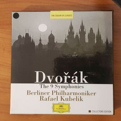 RAFAEL Kubelik dvorak the 9 symphonies BOX SLIP EX/EX (6CD, Klassik, DG)